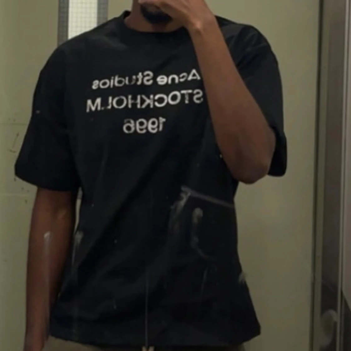 Svart Acne Studios t-shirt Stockholm - 2