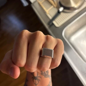 Edblad klackring  - Säljer denna Edblad klackring rostfrittstål glansig. Storlek M  Kostar 499kr ny köpt på Volt för ca 1-2 år sedan och knappt använd.