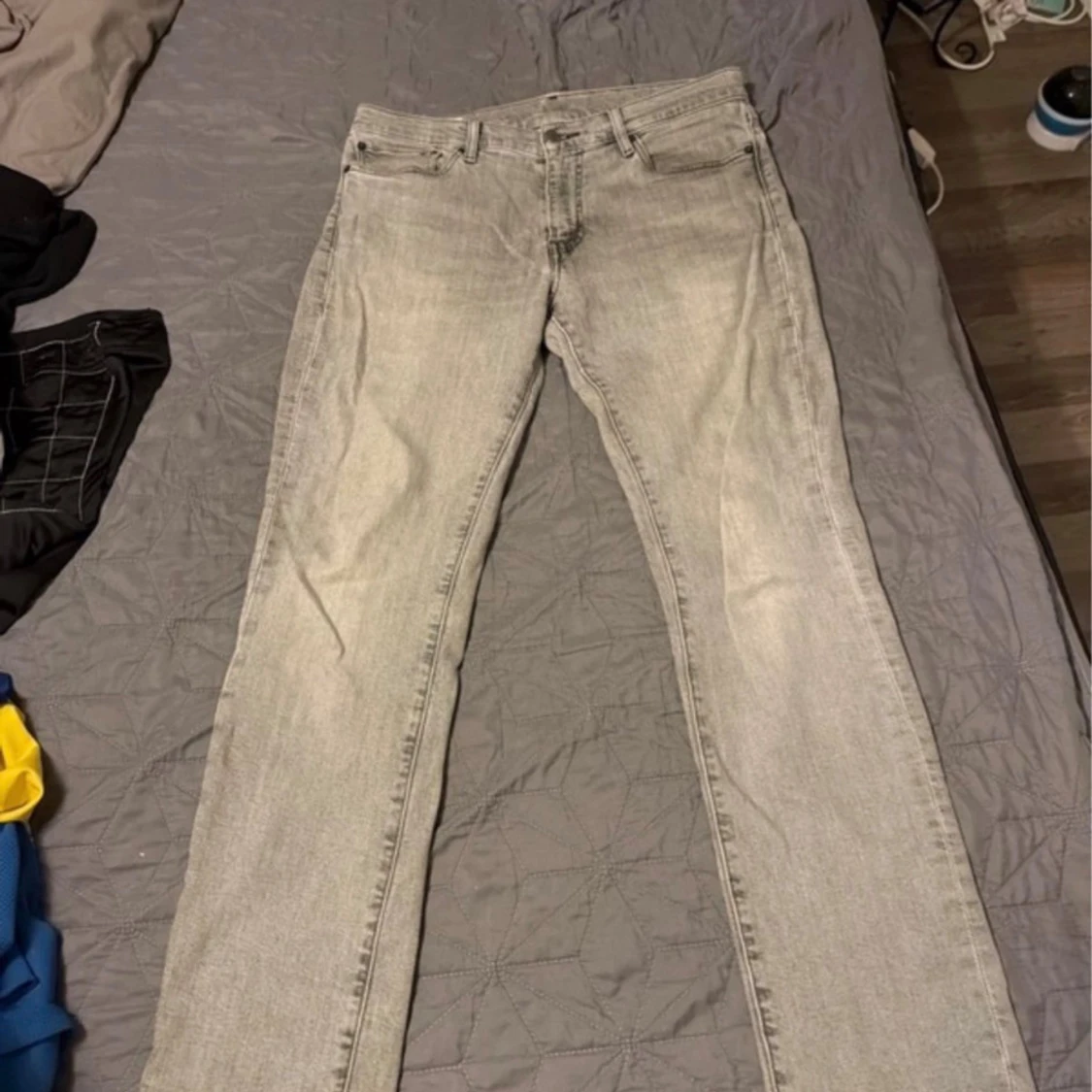 Levis 511 ljusgrå jeans straight fit