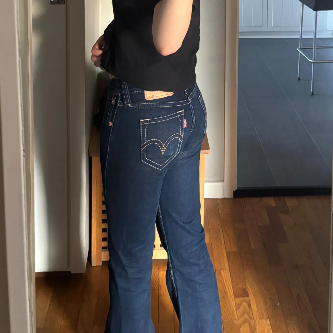 Levi's 517 bootcut jeans mörkblå - 2