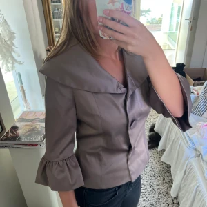 Satin blus Trekvartsärmad - Sååå snygg