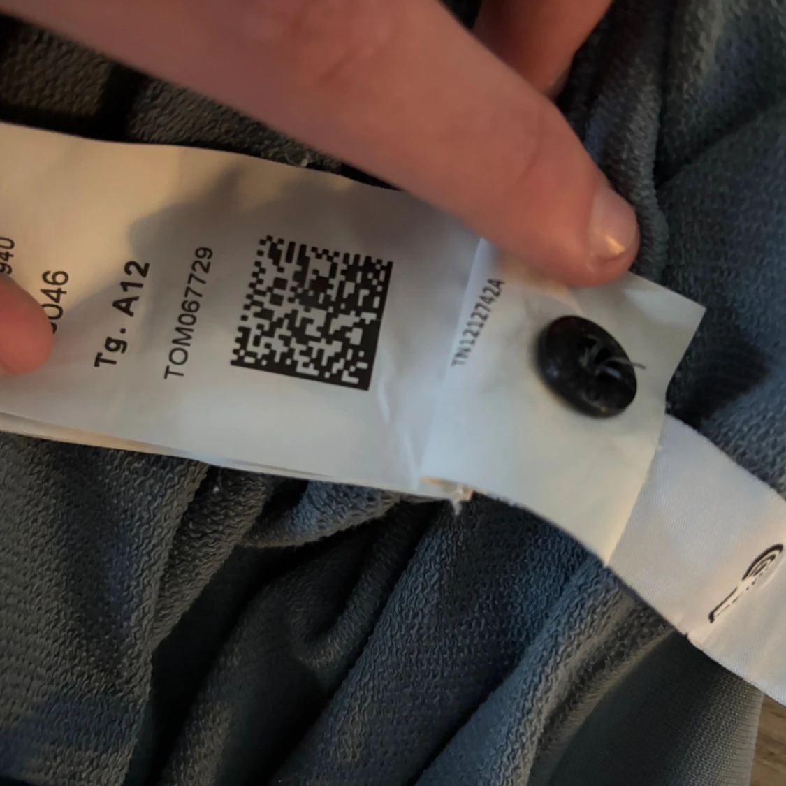 Blå half zip tröja Stone Island Junior - 3