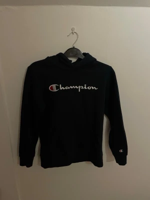 Champion hoodie strl 150-155 - Säljer denna tröja för dem är tyvärr för liten för mig.Storleken är 150-155.Peiset är ej hugget i sten och skicka gärna frågor om du skulle undra något😁🤝