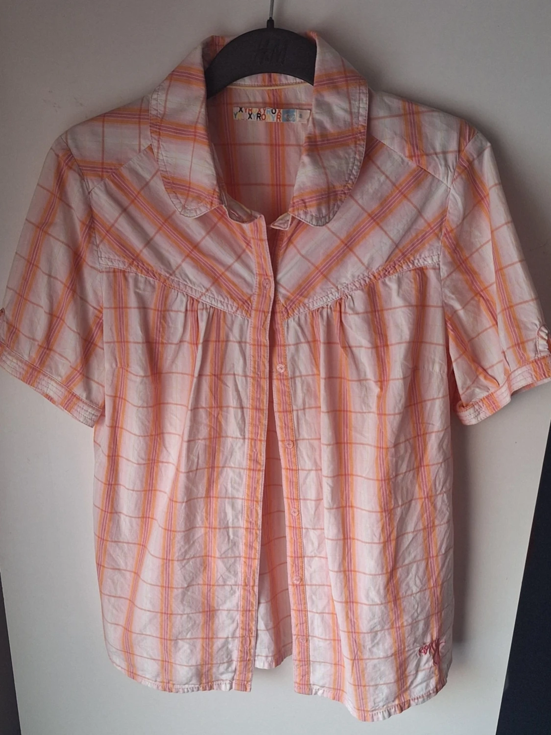 Rutig kortärmad skjorta från Roxy