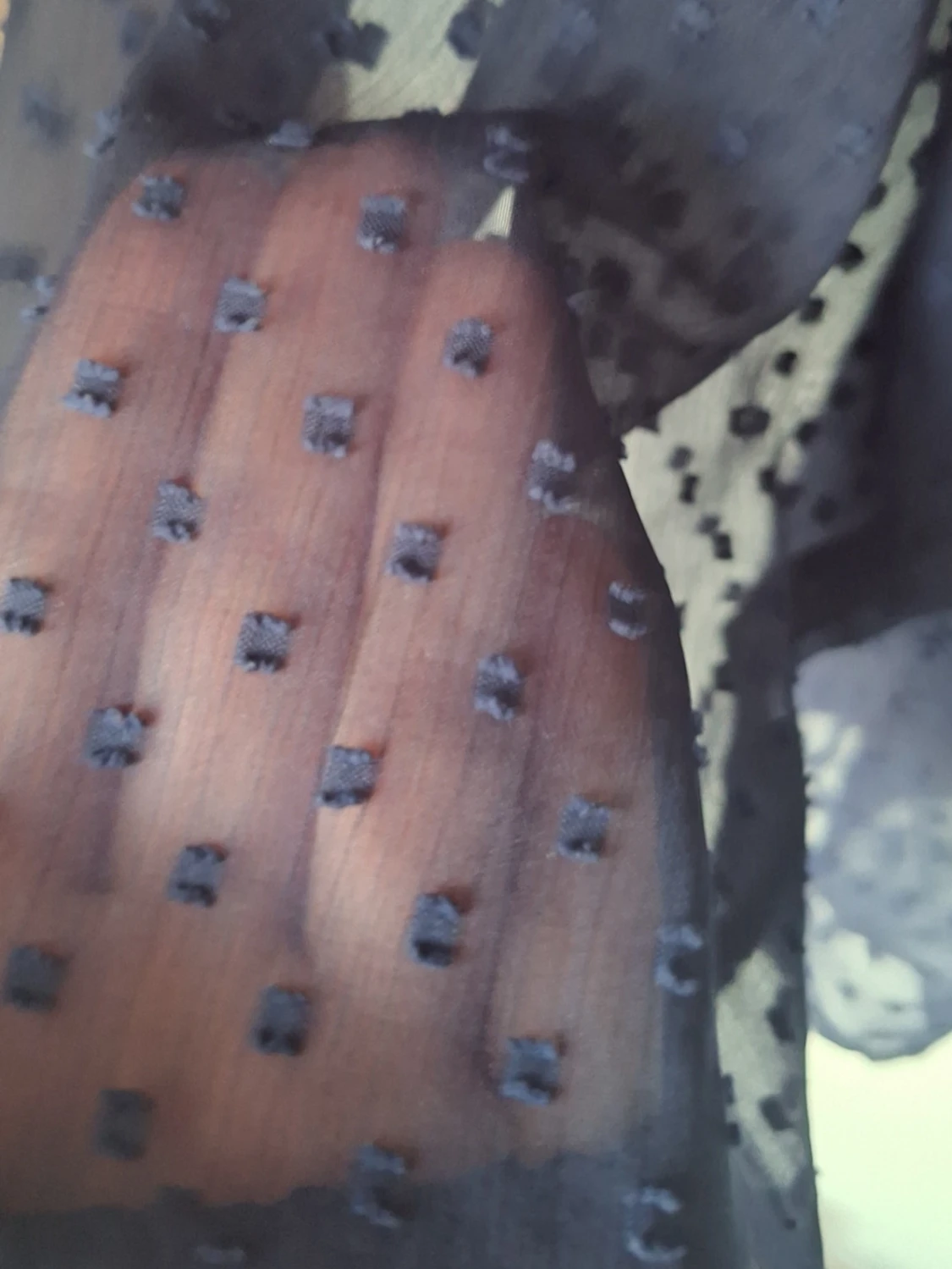 Blå prickig blus - 1