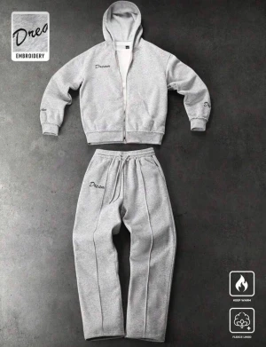 Greylined dress  - Fin dress i grå bra för hemma bruk