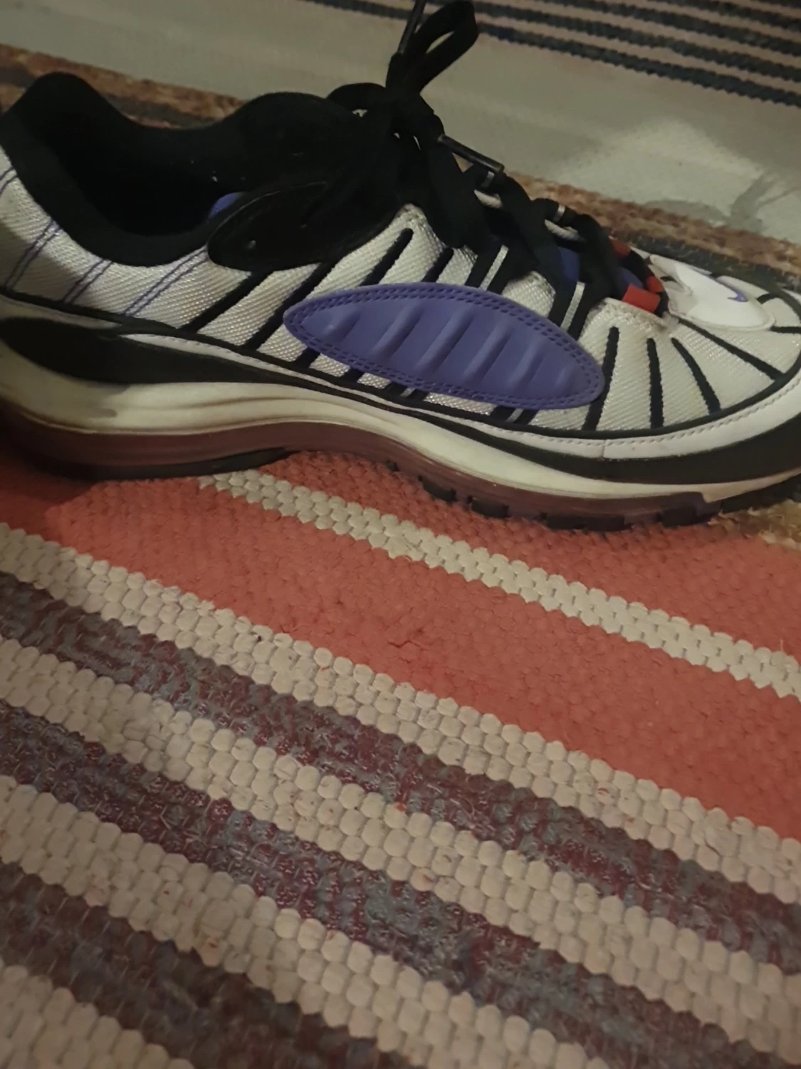 Nike Air Max 98 sneakers vit/lila/röd - 3