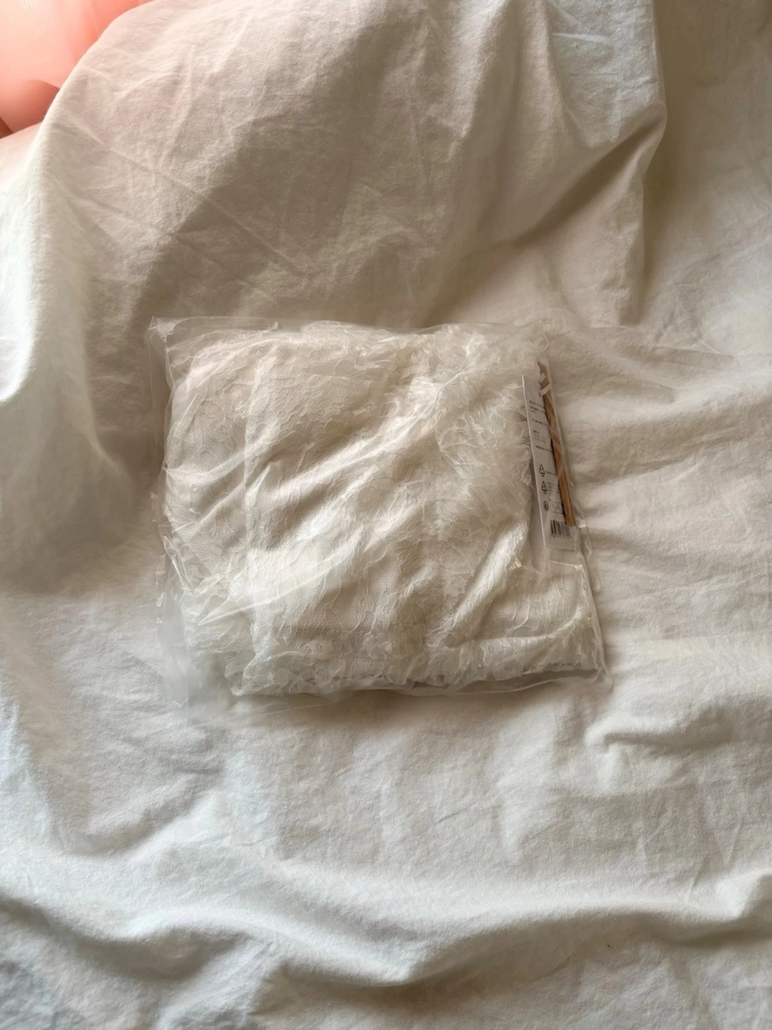 Vit spetsklänning - 3