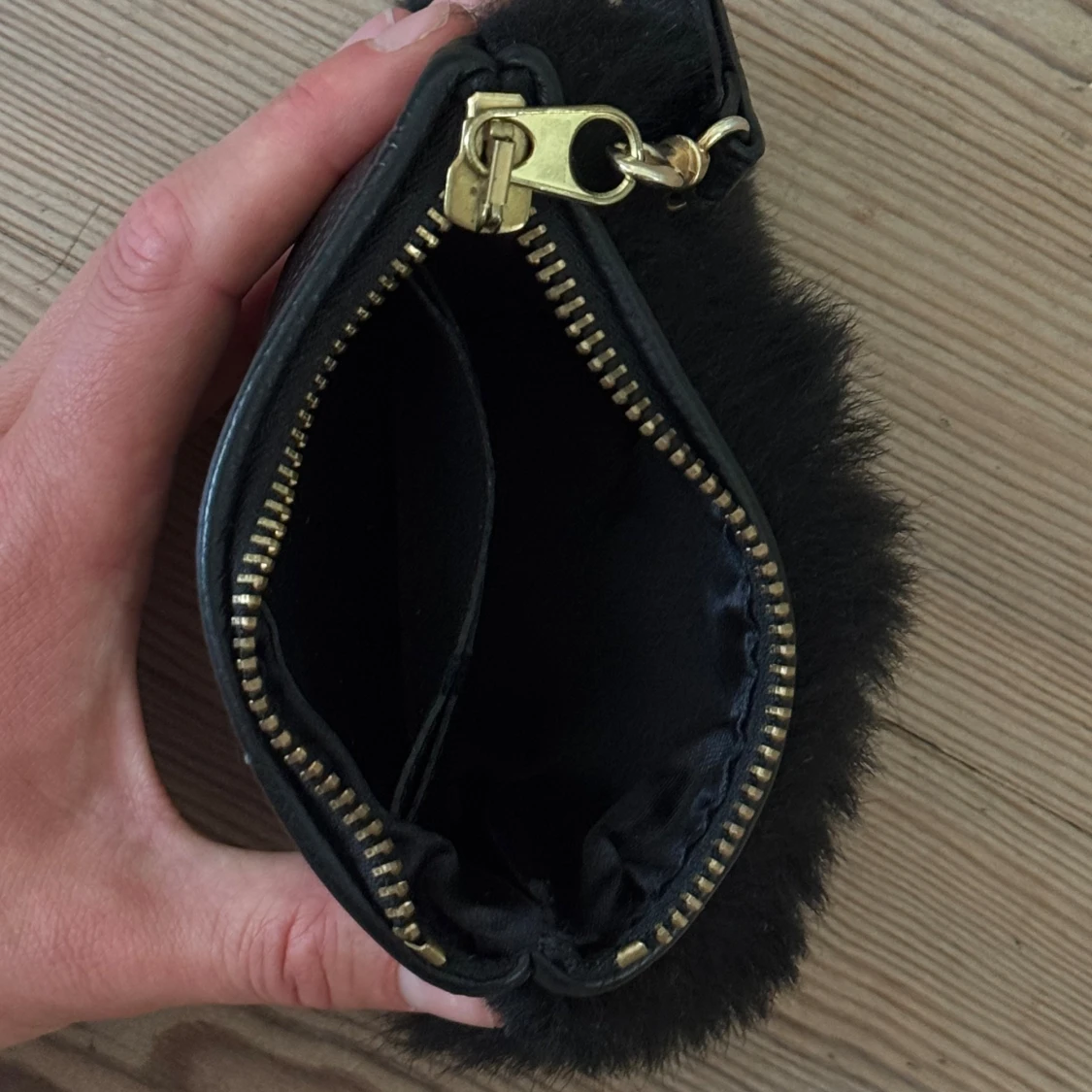 Svart pälsplånbok Tiger of Sweden - 3