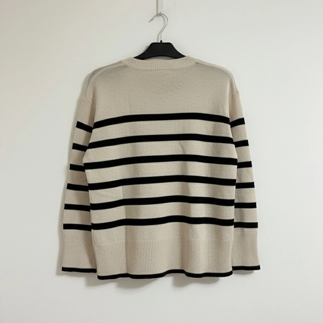 Randig beige stickad tröja H&M Divided - 1