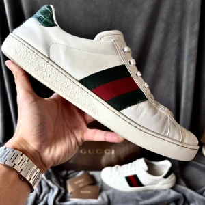 Gucci ace skor - Gucci ace skor | orginalstorlek 8/42, fråga om innermått vid osäkerhet | ingår: box+kort 