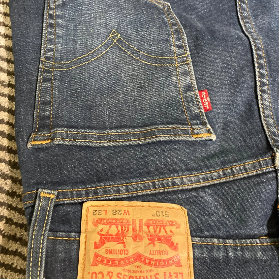 Levi's 510 skinny jeans mörkblå - 3