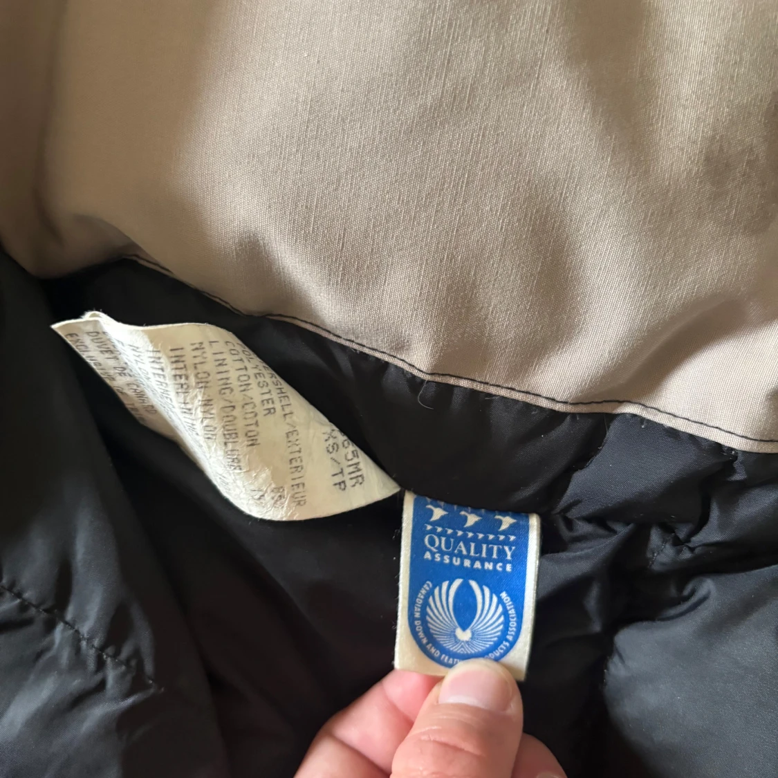 Beige dunjacka från Canada Goose - 4