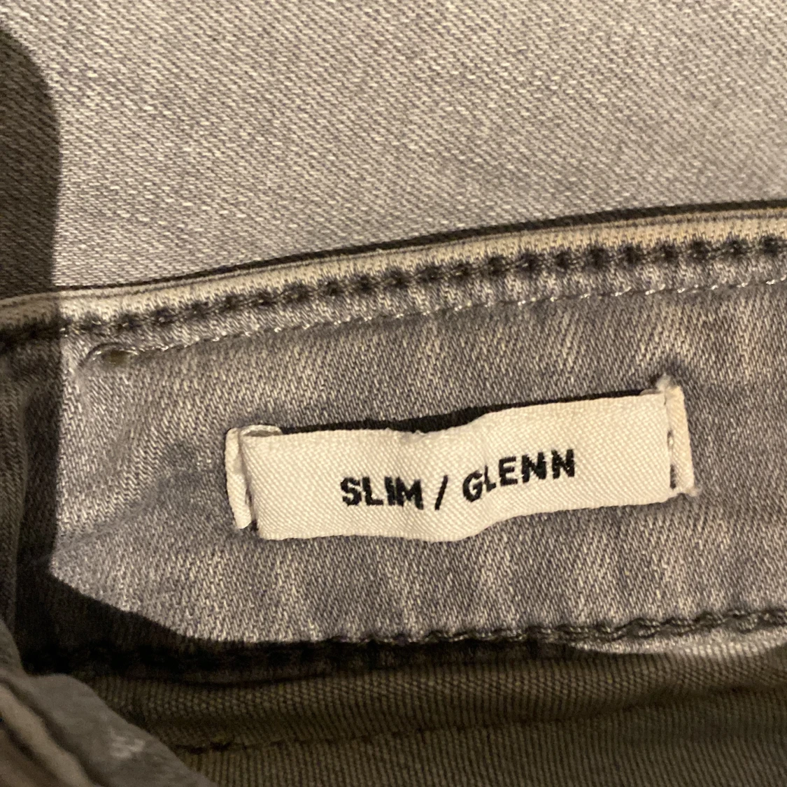 Grå slim fit jeans Slim/Glenn 30/32 - 2