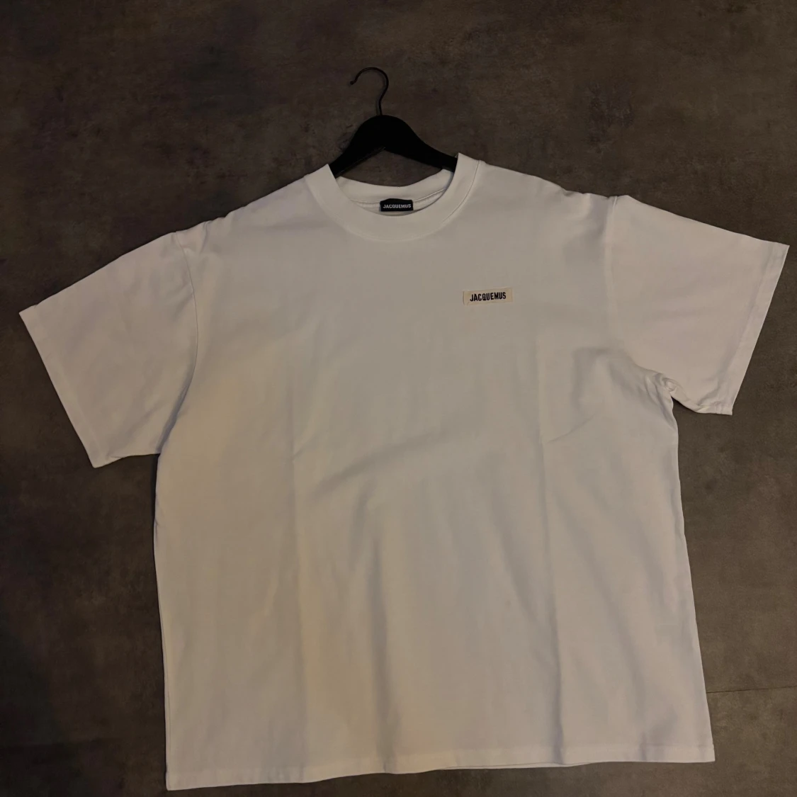 Vit Jacquemus t-shirt i bomull