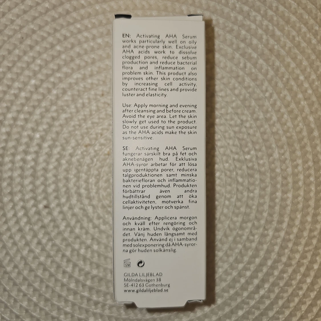 Gilda Liljeblad No3 Activating AHA Serum 30ml - 2