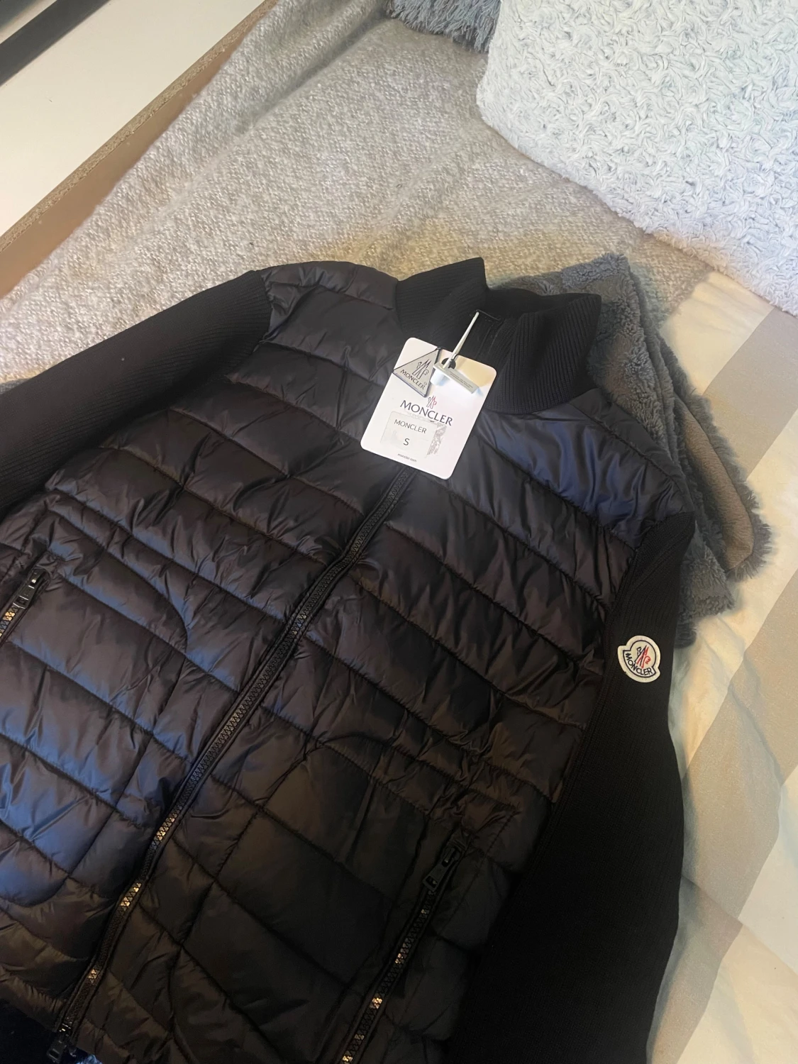 Svart hybrid cardigan Moncler S
