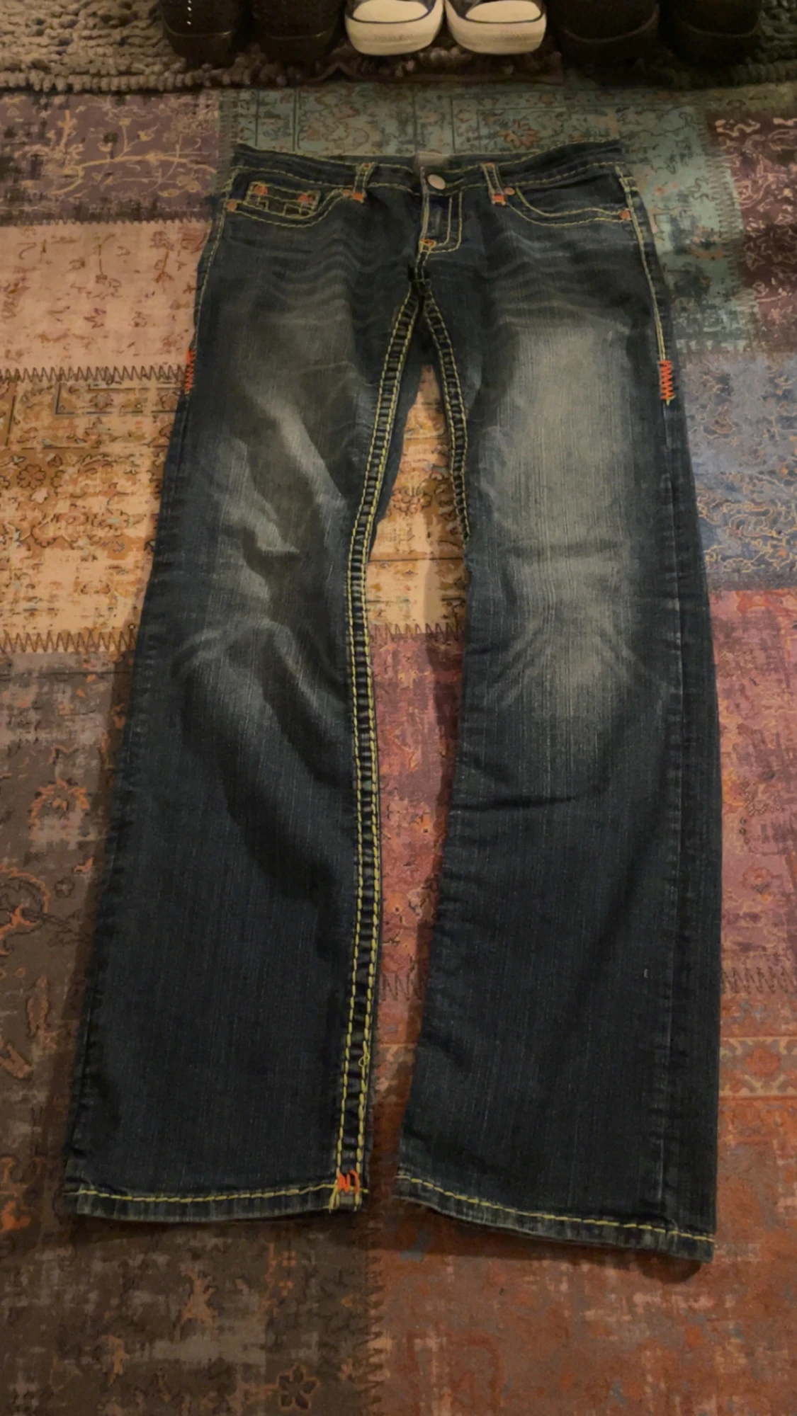 True Religion jeans med kontrastsömmar - 3