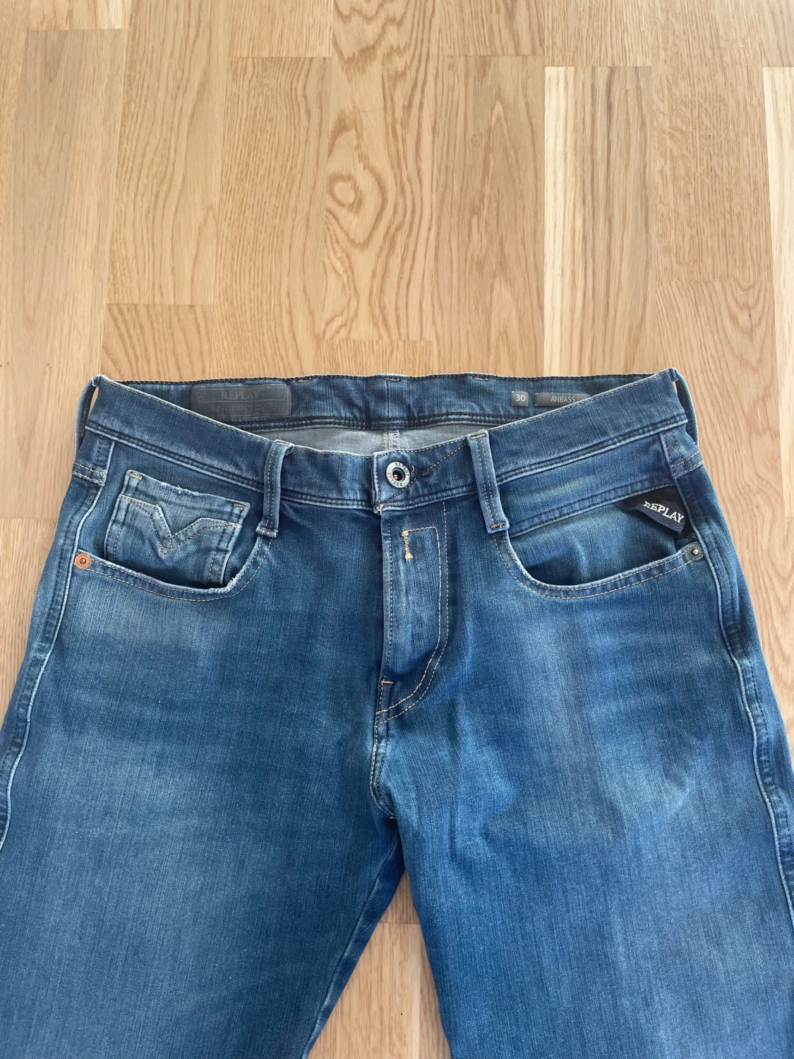 Blå Replay Anbass W30 - 1
