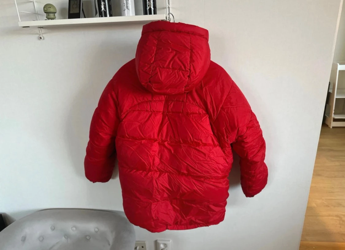Röd Fjällräven Polar dunjacka XS - 1