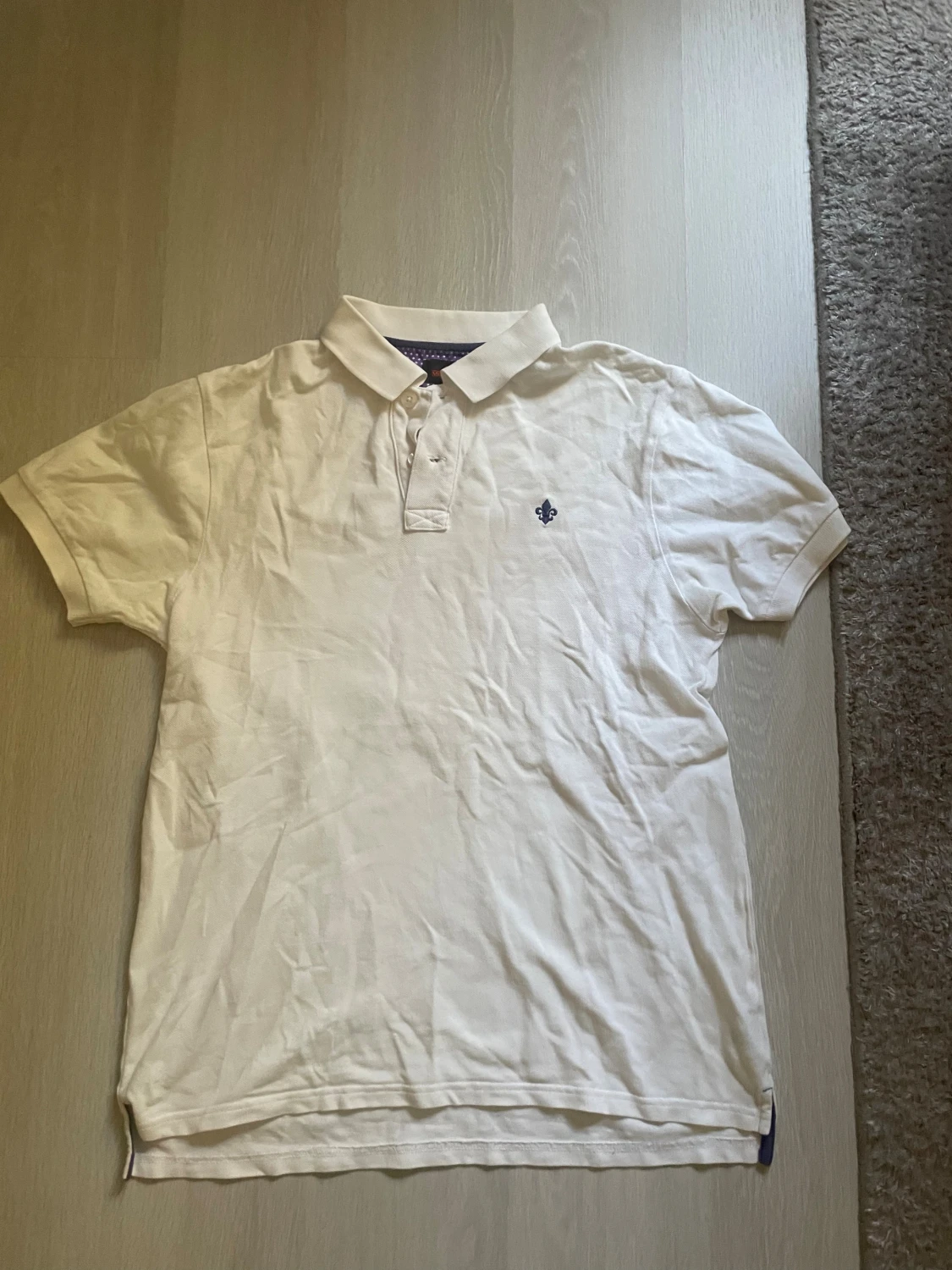 Vit pikétröja Morris 