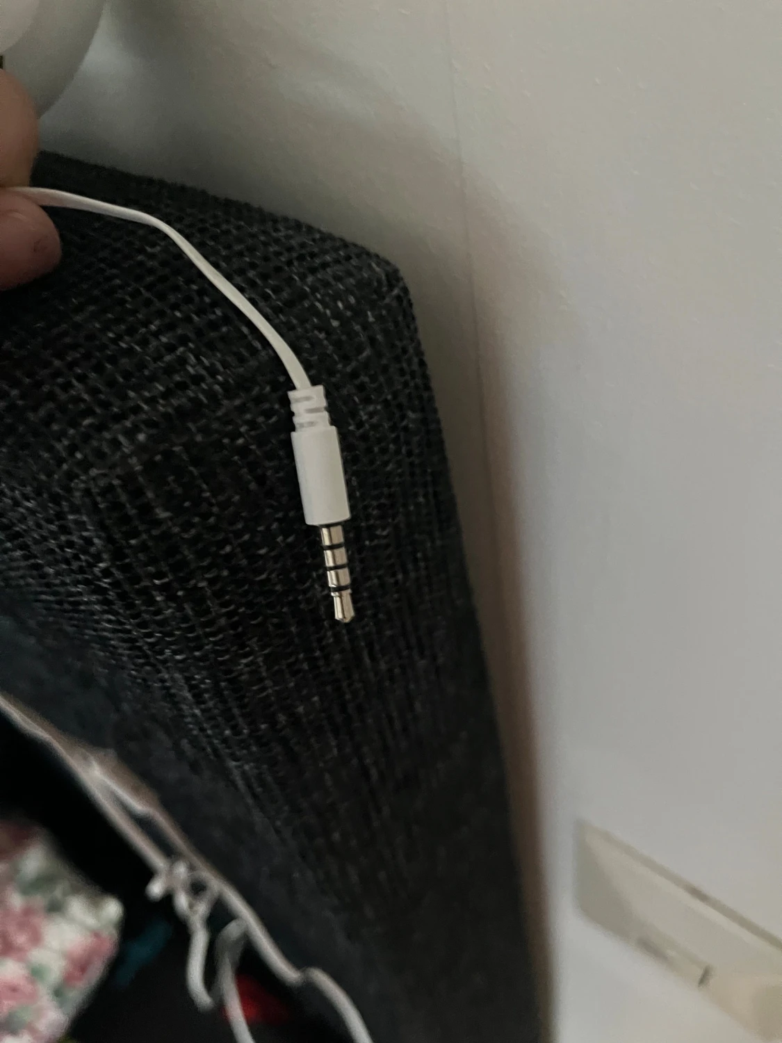 Vita kabelanslutna over-ear hörlurar - 3