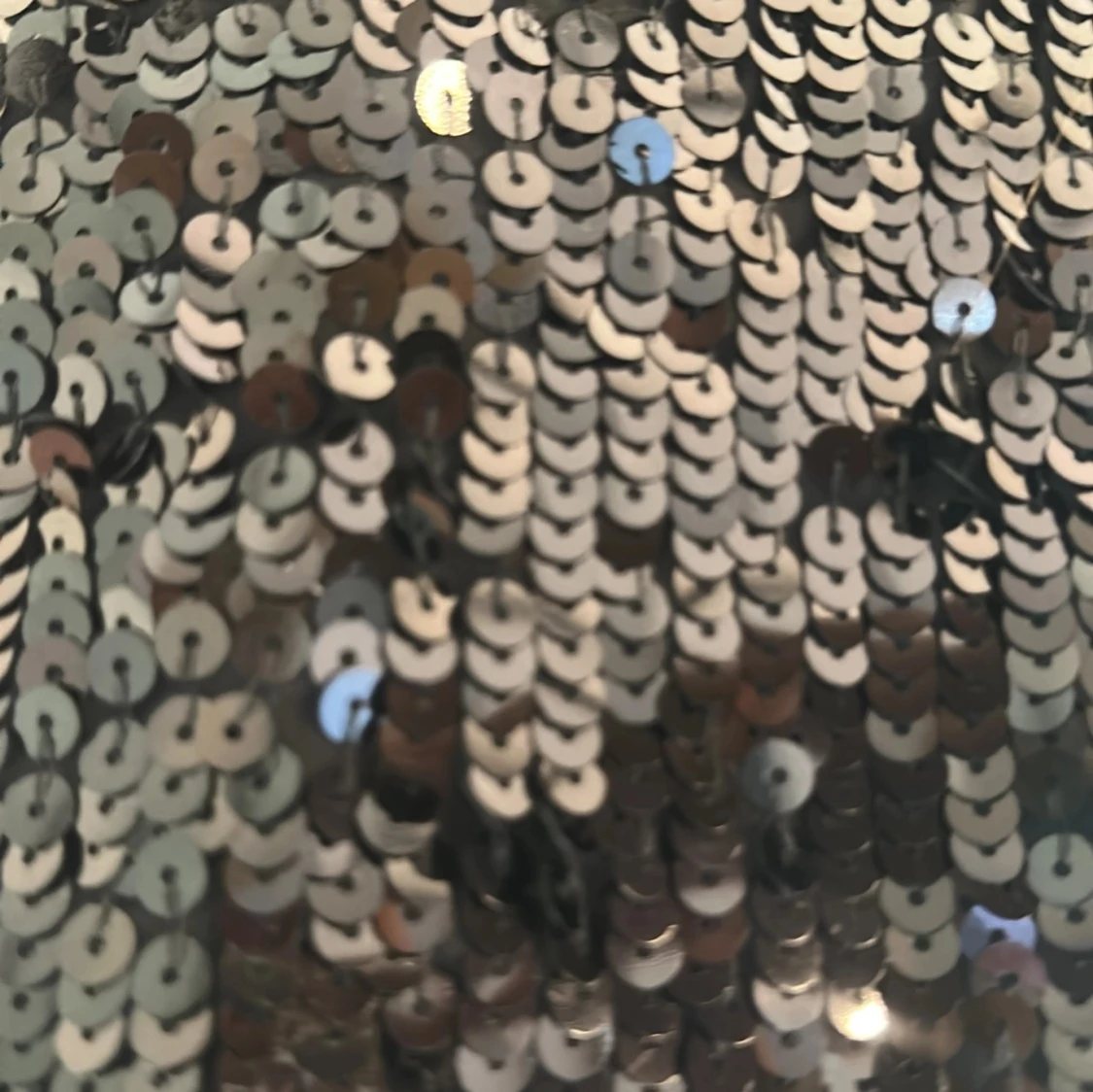 Svart paljettlinne - 2