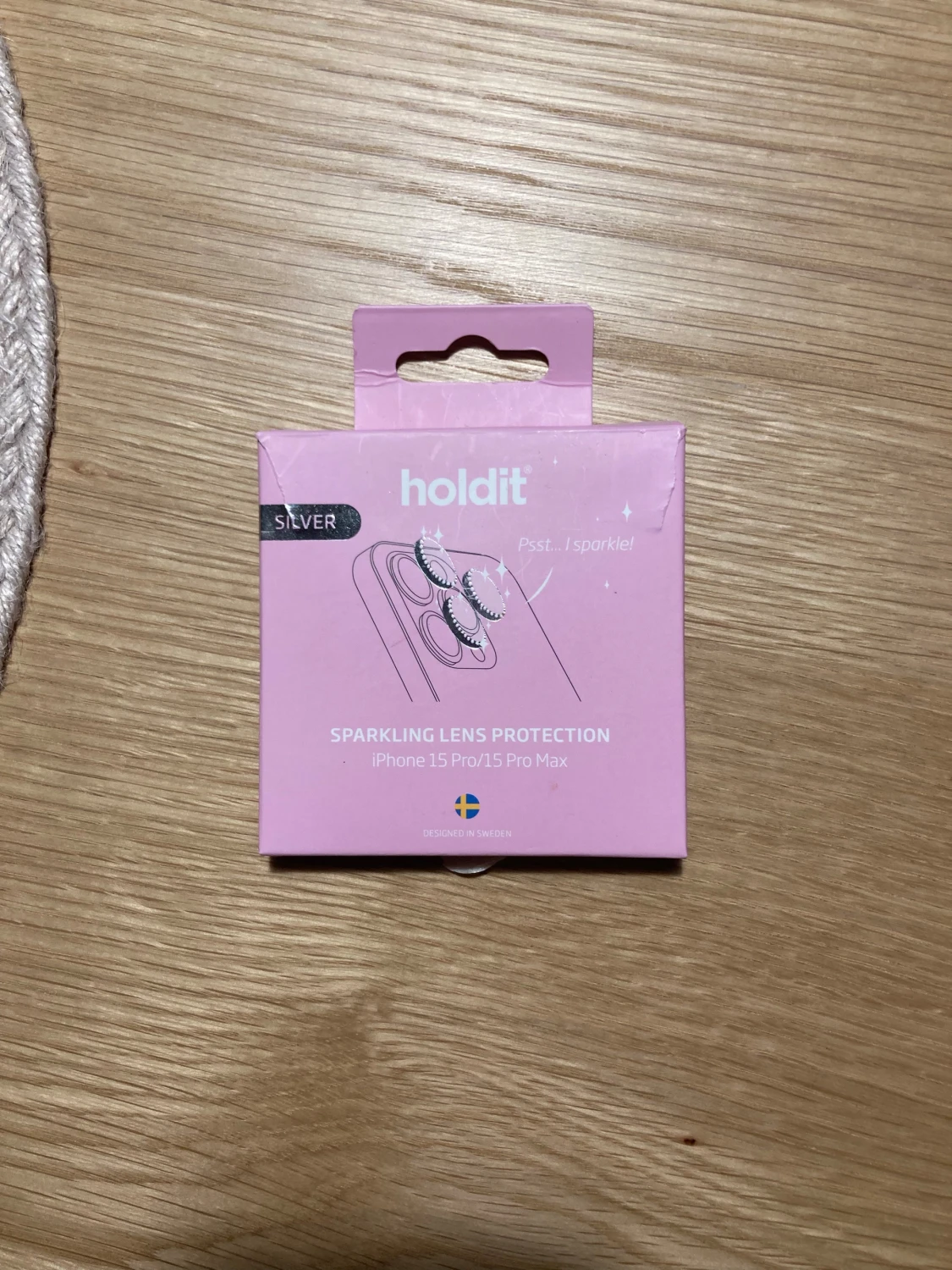 Holdit Sparkling Lens Protection iPhone 15 Pro/15 Pro Max Silver