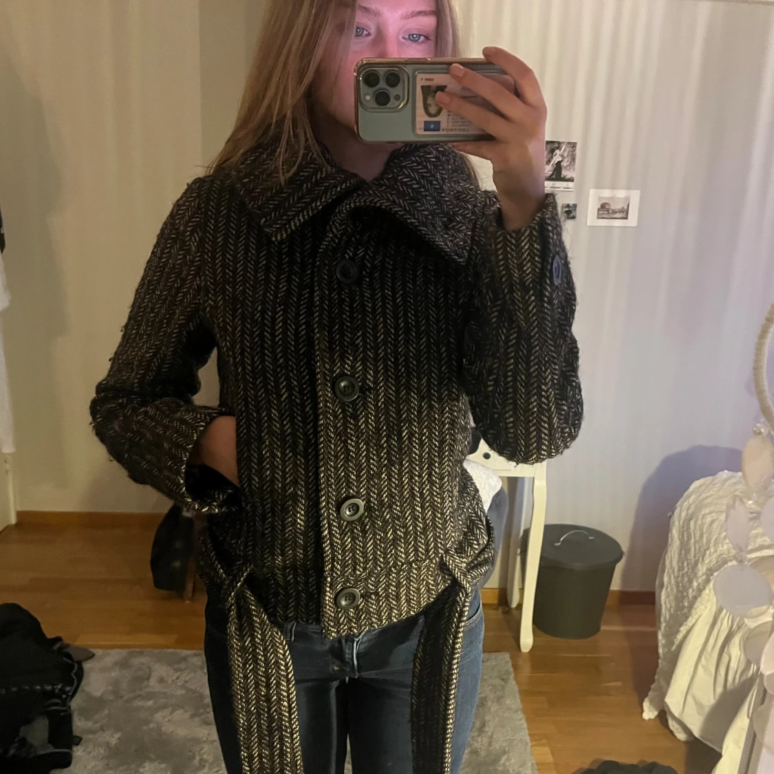 Vintage brun kappa - 1