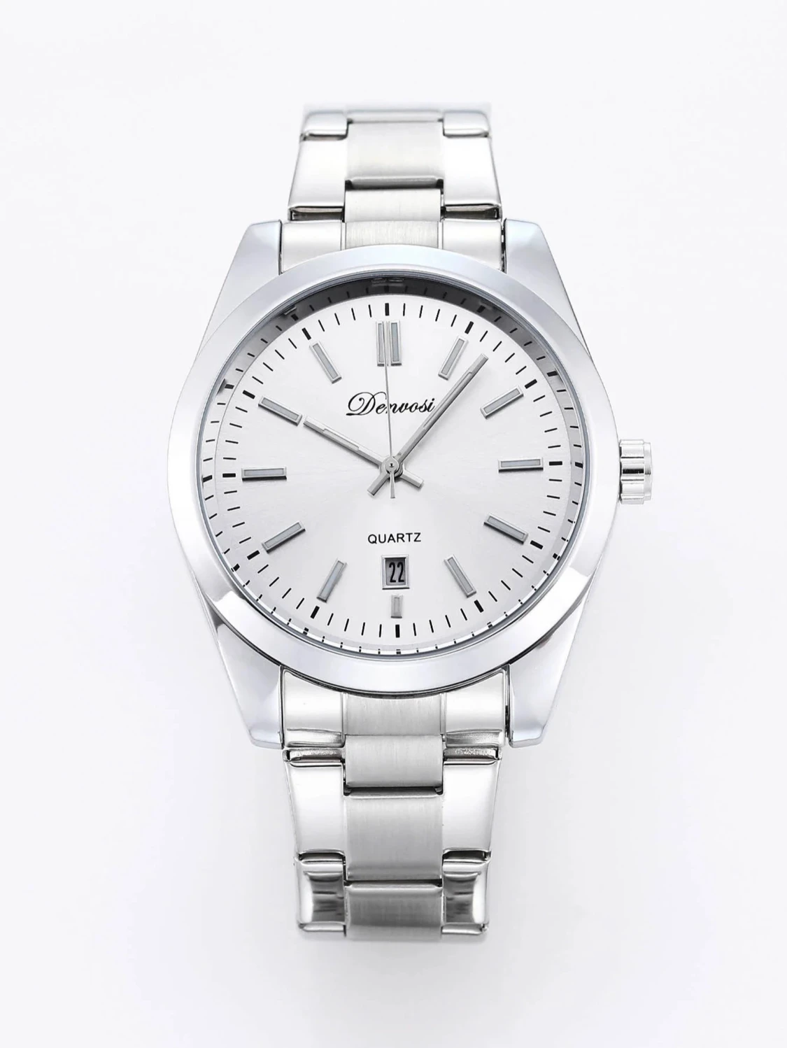 Silverfärgad klocka från Doventi  - 3