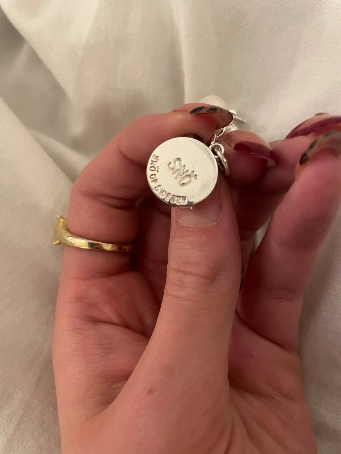 SNO of Sweden pärlarmband silver - 1