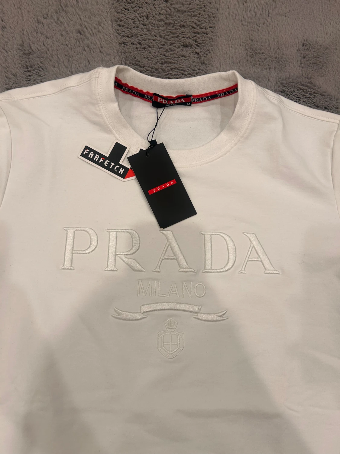 Vit sweatshirt från Prada - 2