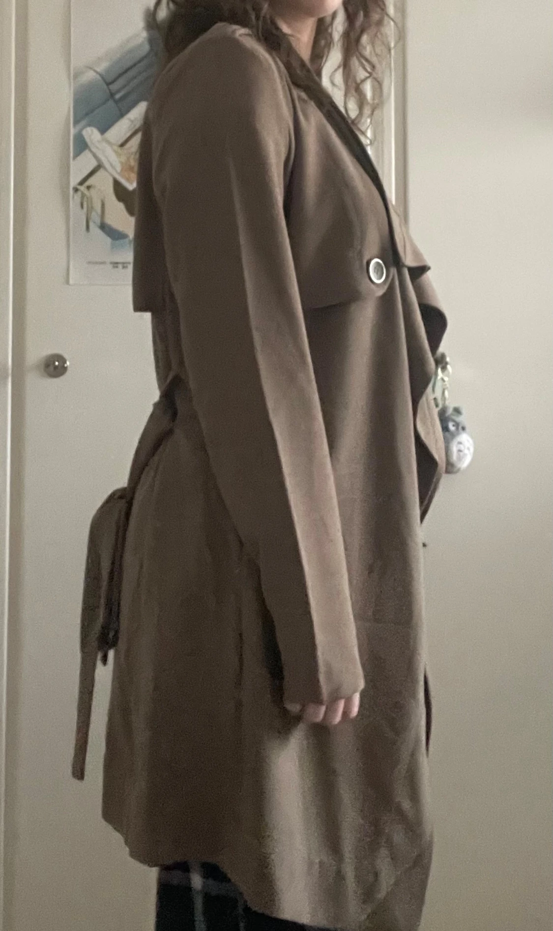 Brun kappa/trenchcoat - 1