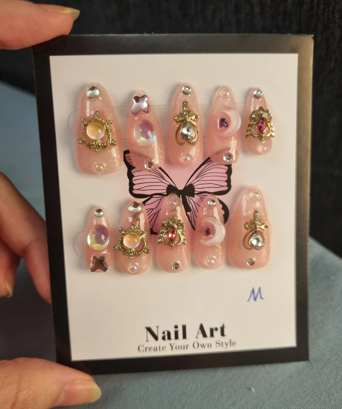 Handmade Sailor Moon Nails Strl M - 1