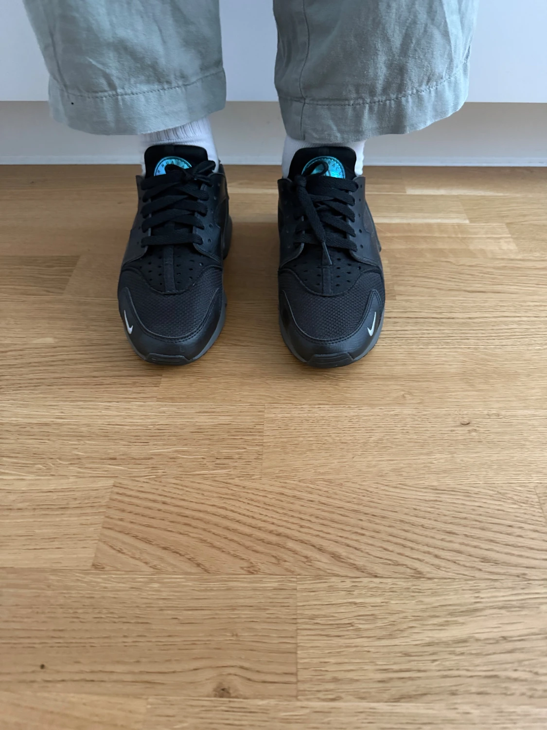 Nike Air Huarache svarta sneakers