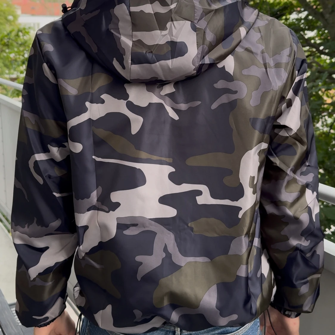 Camo windbreaker/höstjacka - 1