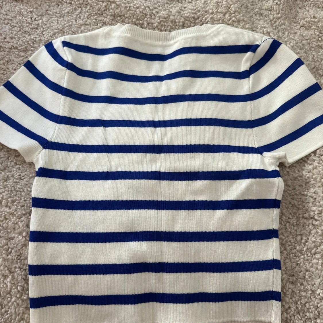 Randig topp från Zara i blått och vitt - 1