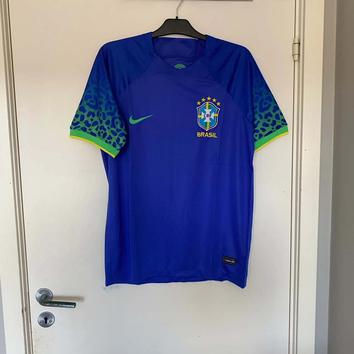 Blå Brasilien fotbollströja Nike L