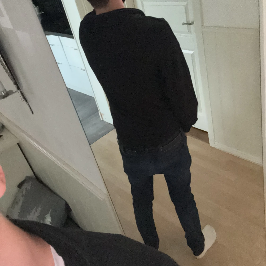 Svart half zip tröja Toronto New Garments - 4