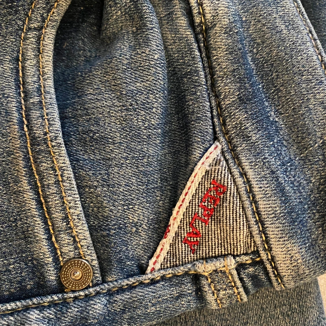 Replay blå jeans med raka ben - 2