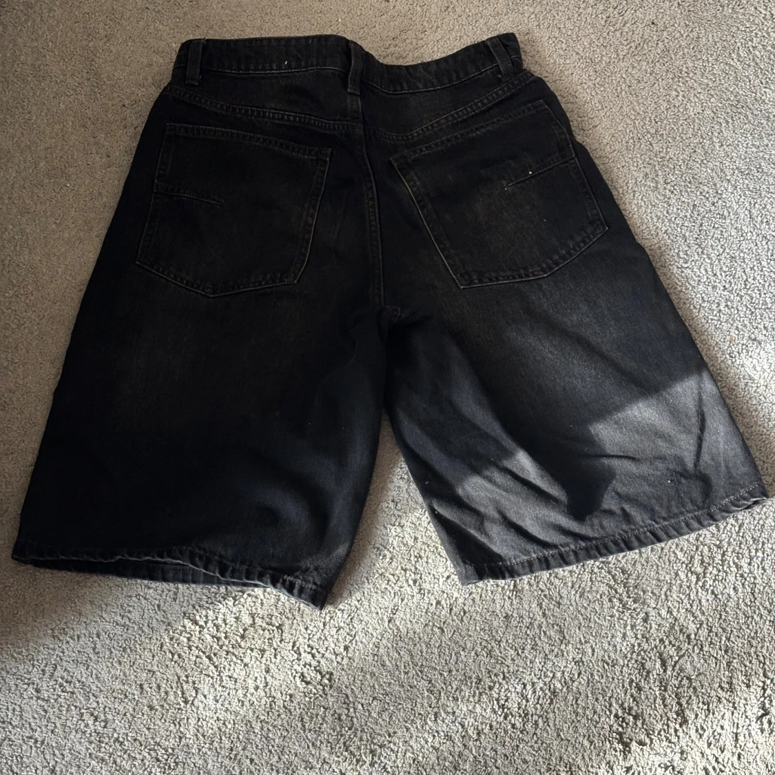 Svarta jeansshorts från Bershka