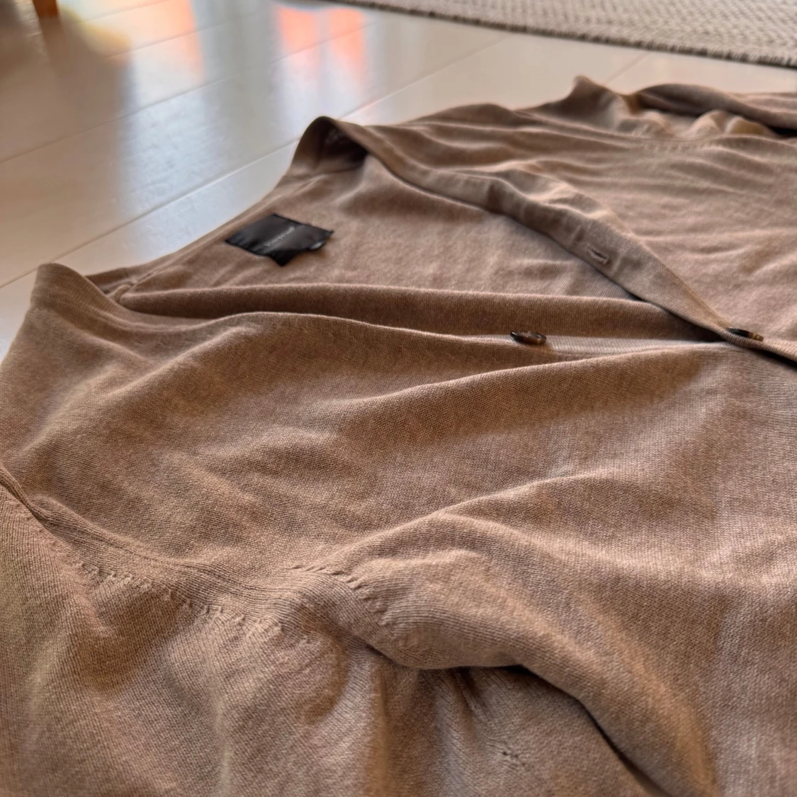 Beige kofta, storlek L - 2