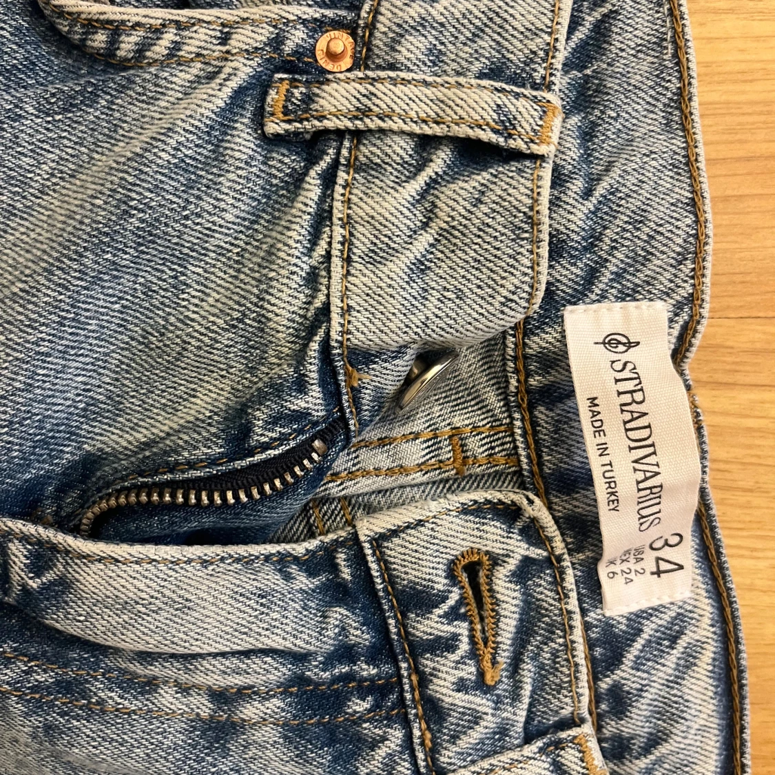 Blå raka jeans från Stradivarius - 2
