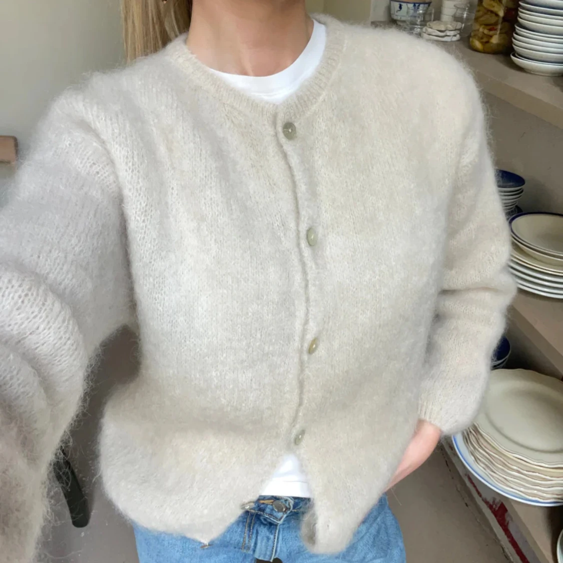 Mohair kofta från Design by si