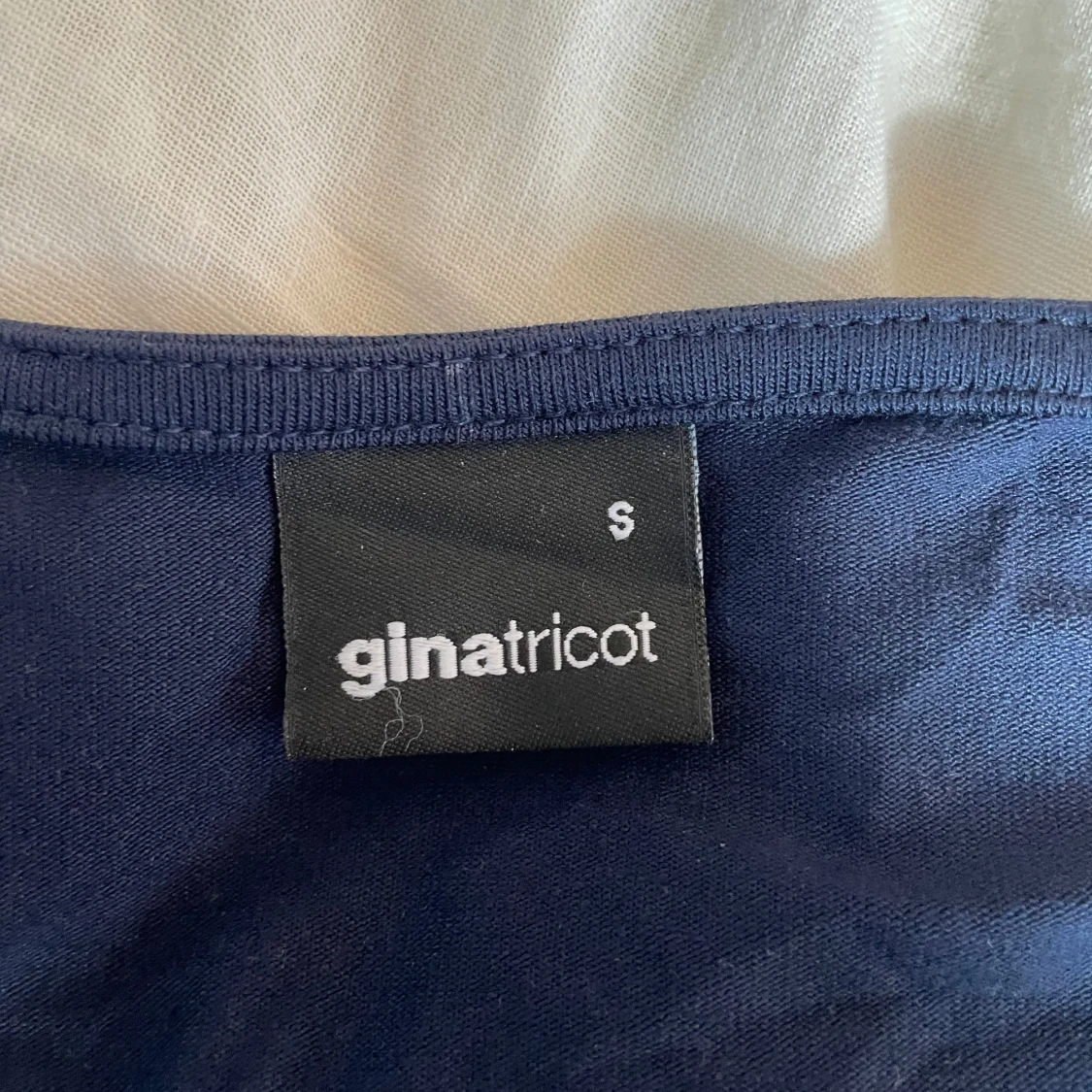 Mörkblå långärmad topp Gina Tricot - 2
