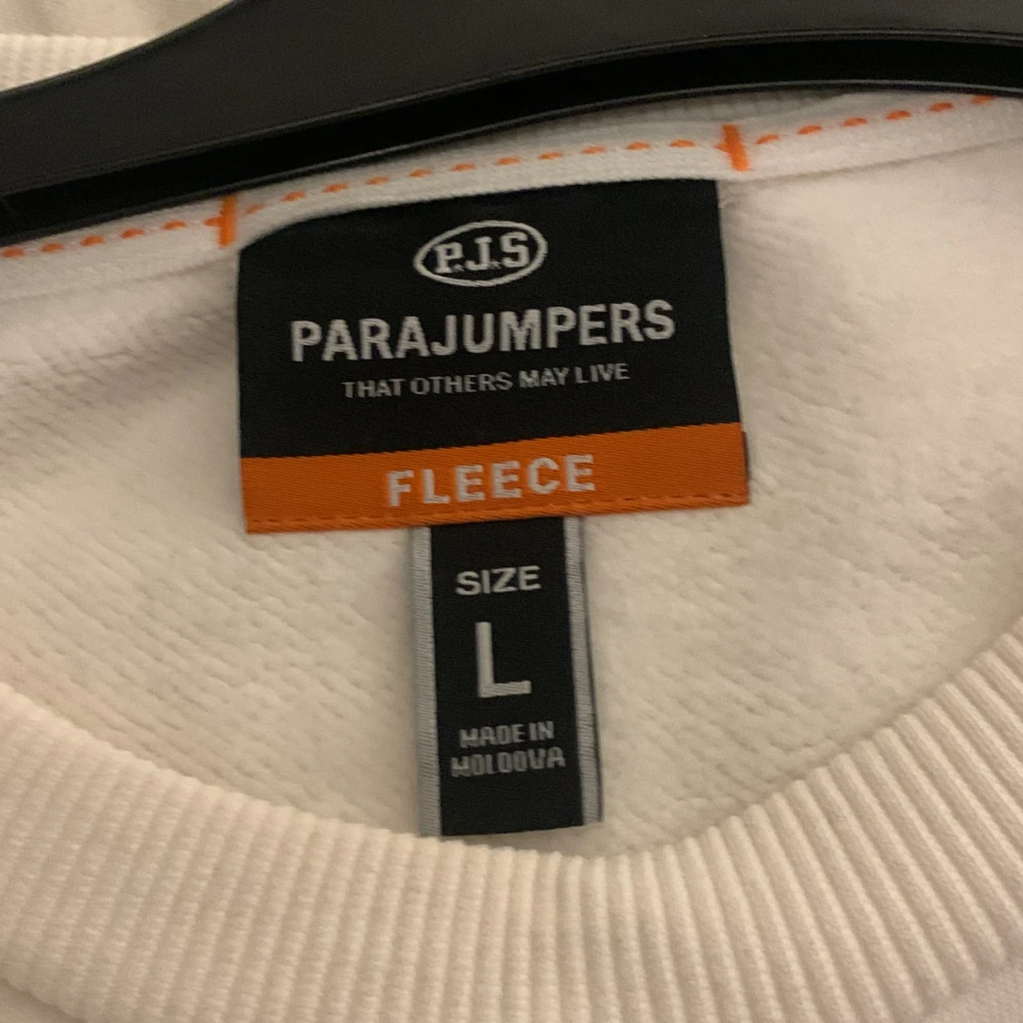 Vit fleece-tröja från Parajumpers L - 3