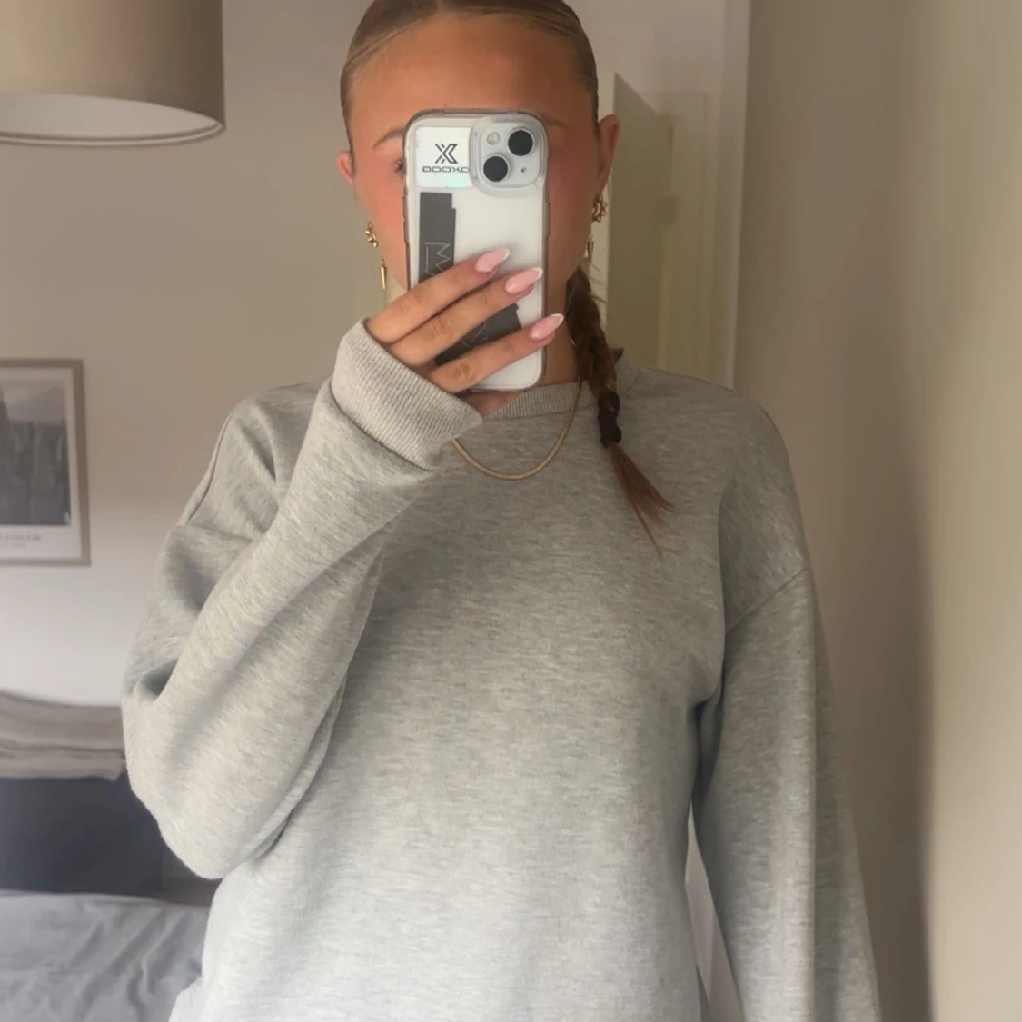 Grå sweatshirt från vila 