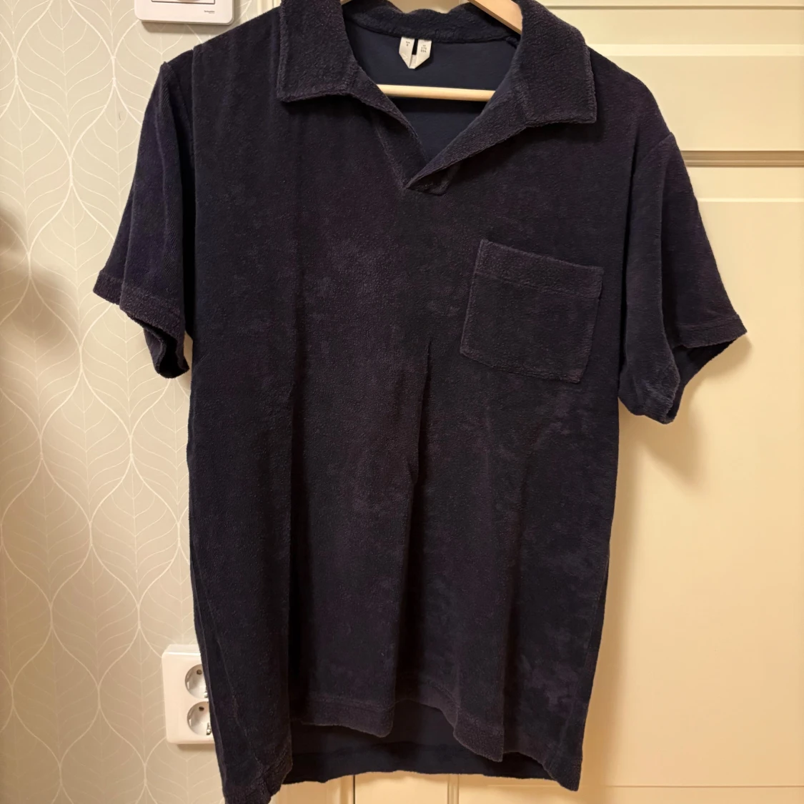 Frotté Piké, Mörkblå - 1