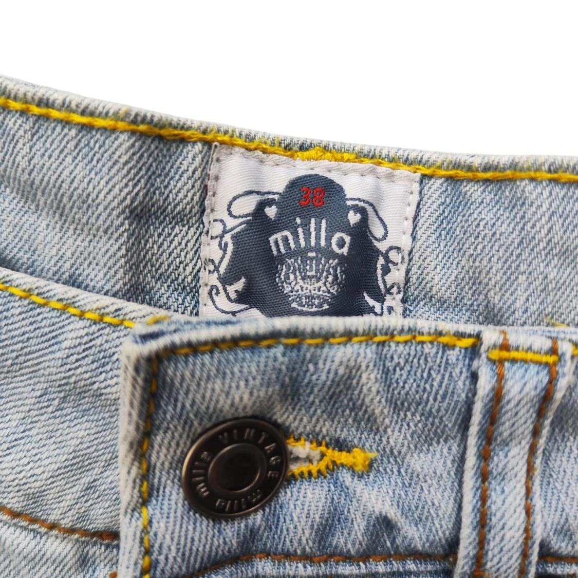 Ljusblå jeanskjol från Milla - 2