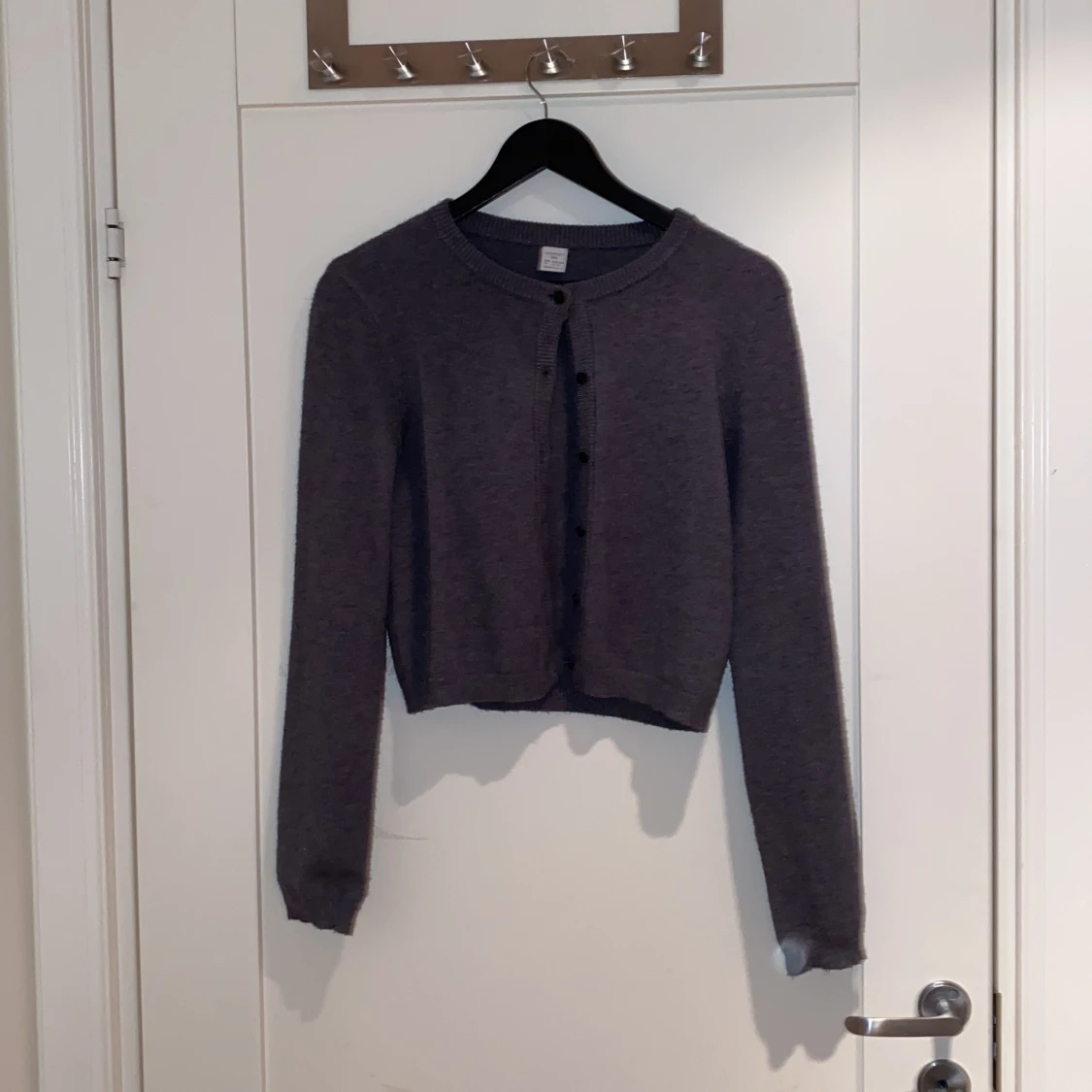 Mörkgrå kofta från Lindex